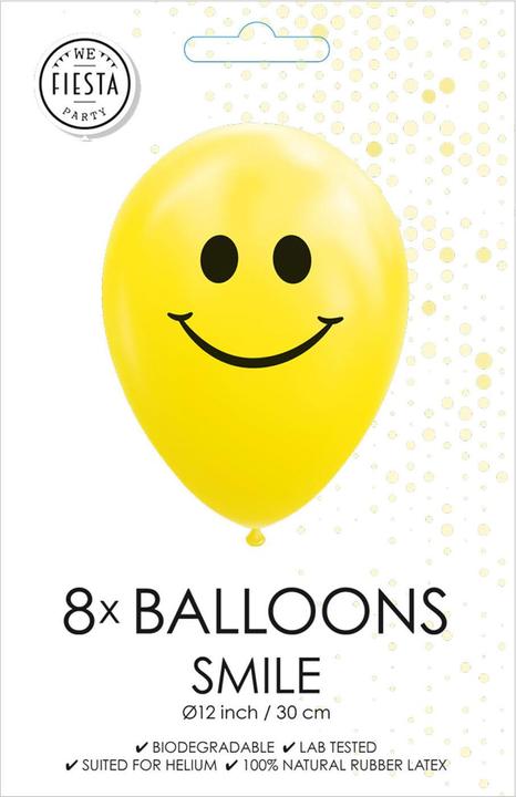 Immagine prodotto Globos Europe Palloncini Smile Giallo 30cm, 8pz. (8 x)