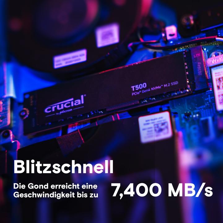 Immagine prodotto Crucial T500 (4000 GB, M.2 2280)