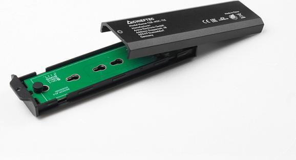 Produktbild Chieftec SSD M.2 PCIe NVMe/S-ata SSD Enclosure Tool-Less (M.2)