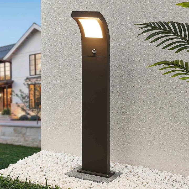 Produktbild Arcchio Advik Aussen Garten Leuchte w/Sensor H100 Graphite (760 lm, IP54)