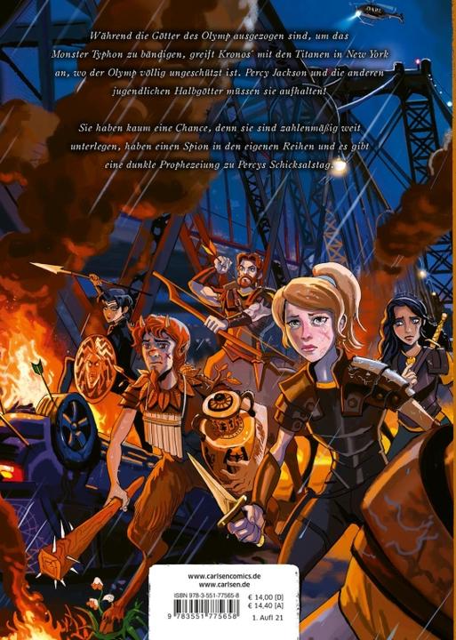 Image du produit Percy Jackson (Comic) 5: Die letzte Göttin (Allemand, Rick Riordan., Robert Venditti, 2021)