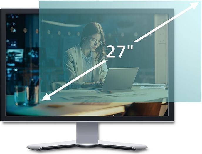Produktbild Qoltec Filtr światła niebieskiego 27 | 16:9 | Ochrona wzroku | Anti Glare | Matowy | na monitor (27", 16 : 9)