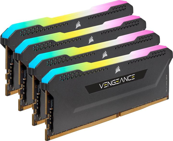 Produktbild Corsair Vengeance RGB Pro SL (4 x 8GB, 3200 MHz, DDR4-RAM, DIMM)