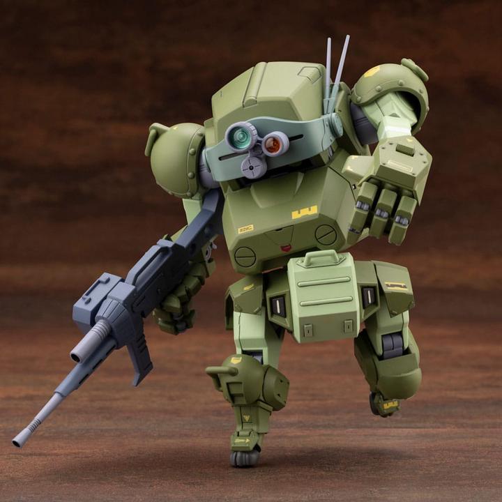 Actual product image Kotobukiya Armoured Trooper Votoms X JGSDF Model Kit Type 07 - III Tank Nacchin (Scopedog Version) 10 cm