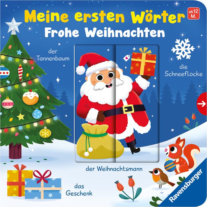 Image du produit Ravensburger Mes premiers mots : Joyeux Noël - Apprendre à parler avec de grands curseurs pour les enfants de 12 (Allemand)
