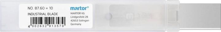 Actual product image Martor 87.60 Spare blade Industrial blade 87 10 pcs. (Replacement blade)