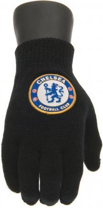 Actual product image Chelsea FC Childrens/Kids Knitted Gloves (One size)