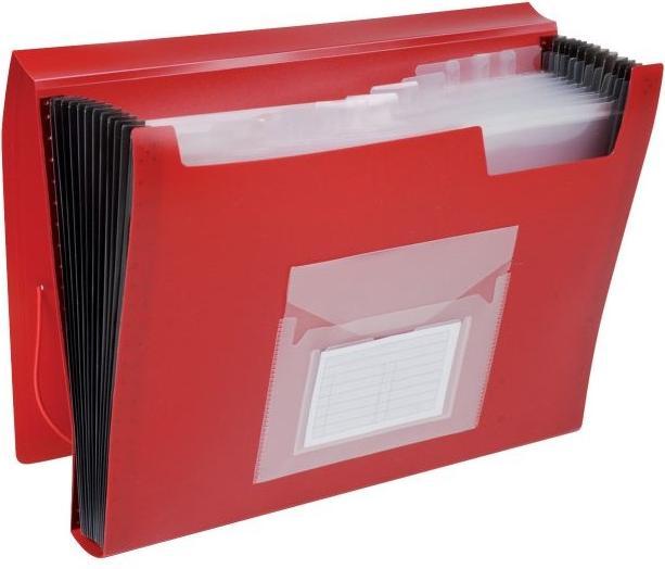Produktbild Q-Connect Fächertasche rot (A4, 1 x)