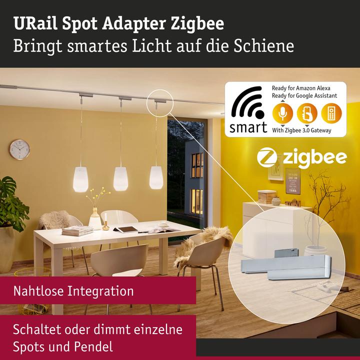 Actual product image Paulmann URail Spot Adapter II Zigbee
