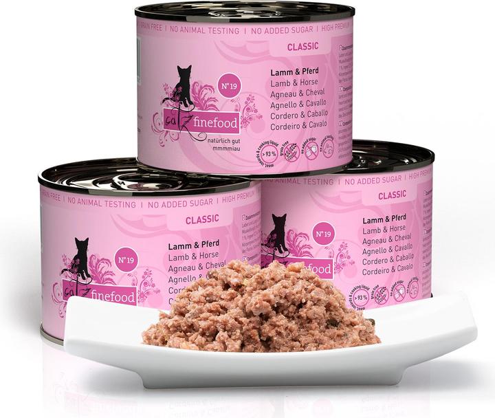 Actual product image Catz Finefood No.19 Lamb&Horse (Adult, 1 pcs., 200 g)