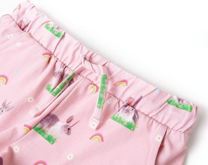 Actual product image VidaXL Children's shorts with drawstring Light pink 92,Material: 92 (92)