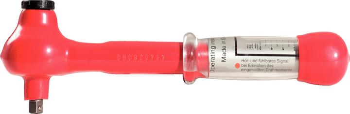 Produktbild KS Tools Mini Drehmomentschlüssel mit Schutzisolierung+Umschalt-Ratschenk, 1/2", 5-25 Nm (1/2", 5 Nm, 25 Nm)