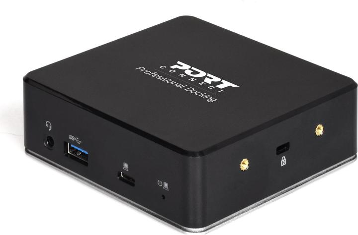 Produktbild Port Designs DOCKING UNIVERSAL OFFICE 901908 2 X 2K-EU, USB-A/USB-C (USB-A, USB-C, 8 Ports)