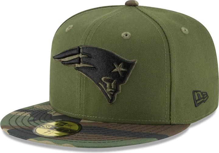 Actual product image New Era 59Fifty Cap - New England Patriots wood camo - 7 1/8 (7 1/8)
