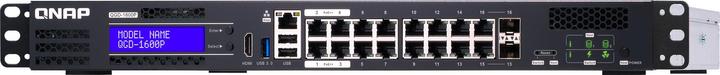 Image du produit QNAP QGD-1600P-4G, commutateur PoE-Edge 16 ports (16 Ports)