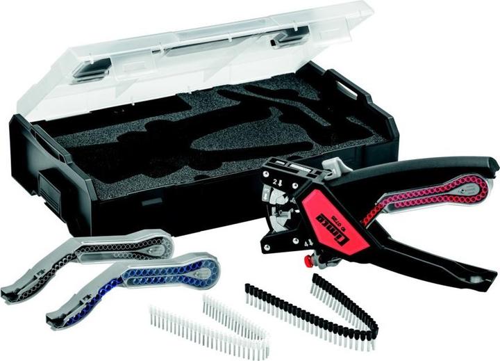 Actual product image Cimco Quadro pliers for cutting, stripping, twisting, crimping in case
