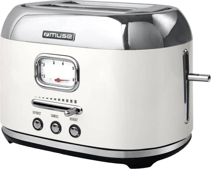 Actual product image Muse MS120 SC Stainless Steel Toaster beige