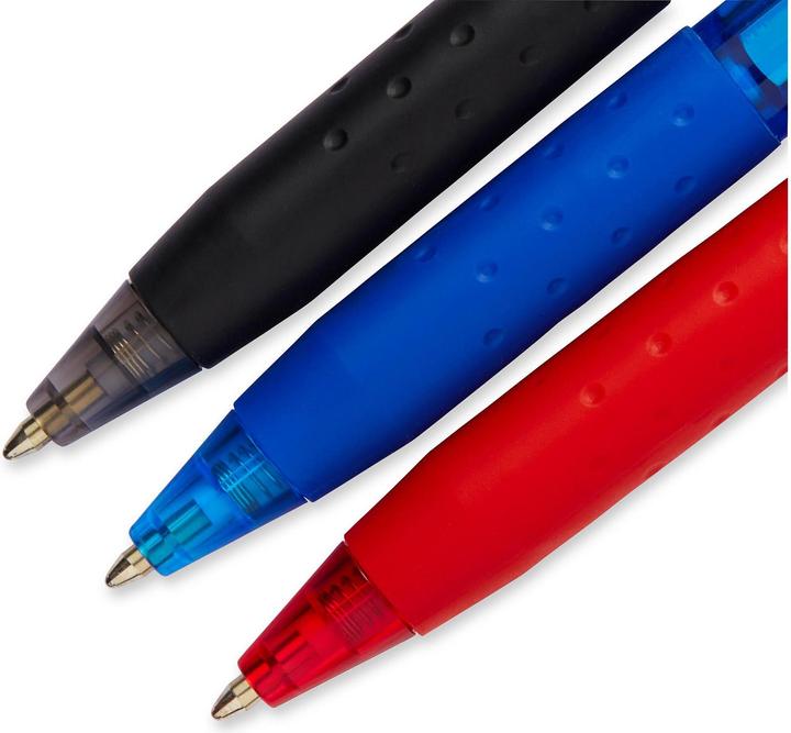 Image du produit Paper Mate Stylo à bille InkJoy 300 RT M S/B/R (Bleu, Rouge, Noir, 4 x)