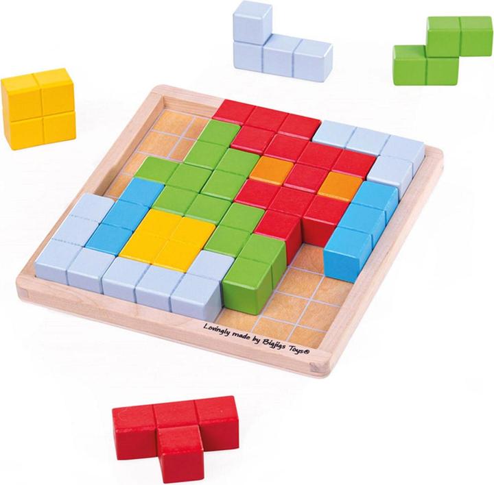 Produktbild Bigjigs Holzblock-Puzzle-Muster