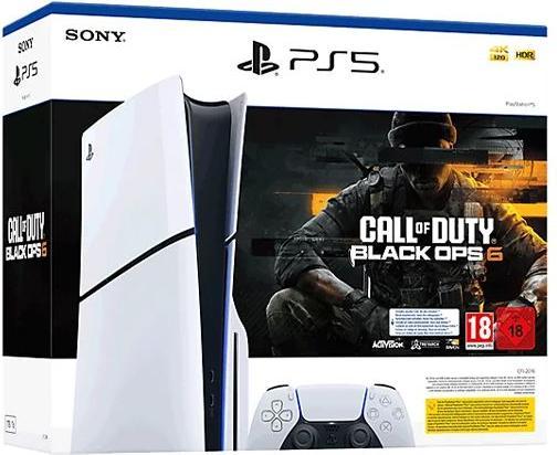 Produktbild Sony PlayStation 5 Slim Disc Edition 1TB + Call of Duty: Black Ops 6 - Weiss