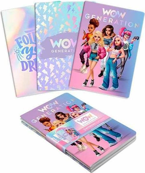 Produktbild Kids Licensing Wow Generation Notizbücher (A5, Weicher Einband)