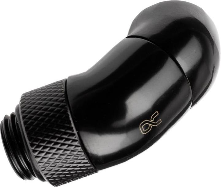 Produktbild Alphacool Eiszapfen Winkeladapter Doppel-45° drehbar G1/4 AG auf G1/4 IG