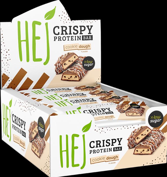 Actual product image HEJ Nutrition HEJ Crispy Protein Bar (12 x 45g) (Cookie Dough, 1 pcs., 540 g)