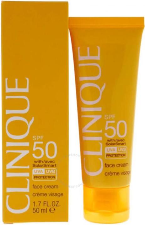 Actual product image Clinique Sun Face Cream SPF 50 (Sun cream face, SPF 50, 50 ml)