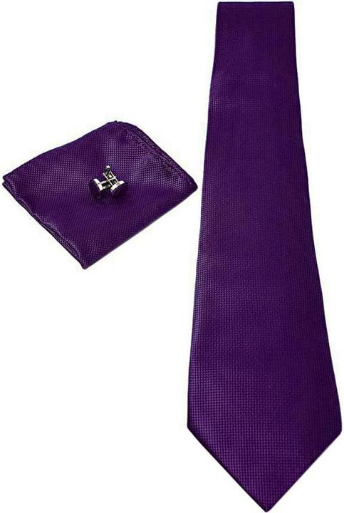 Immagine prodotto JTI Accessori per costumi | cravatta + fazzoletto + gemelli - Viola