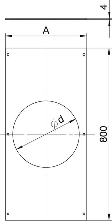 Image du produit OBO Bettermann OBO OKA DGR9 400 Couvercle pour appareillage p.OKA2 pc FS (80 cm)