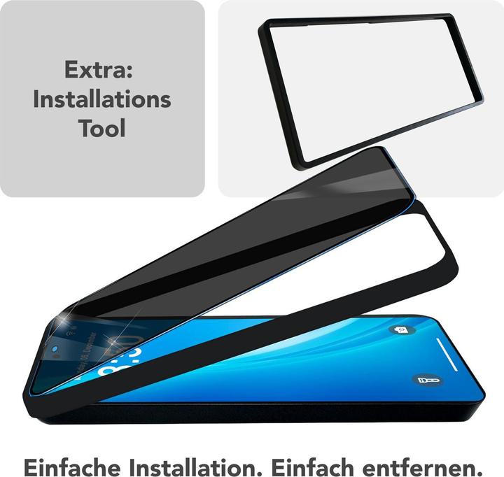 Produktbild Nalia AntiSpyX - Privacy Schutzglas mit Schablone - Full Screen Anti-Spy Protector (1 Stück, Samsung Galaxy S25 Ultra)
