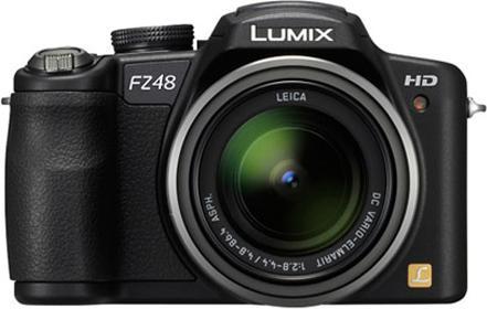 Produktbild Panasonic Lumix FZ48, 12MP, 24xZoom, HD-Movies, Schwarz (1/2,3'')