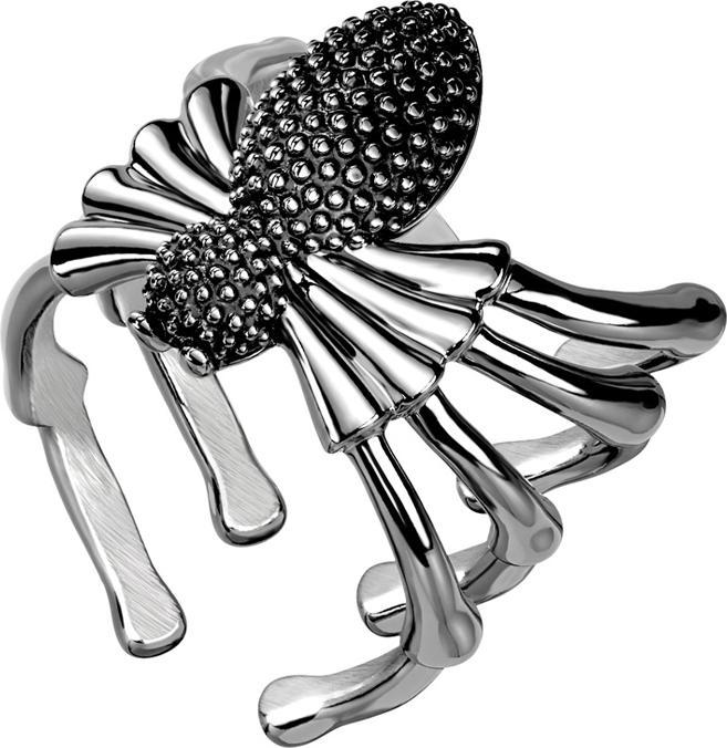 Star Piercing Ring silber Spinne (Chirurgenstahl 316L, ohne Messing)