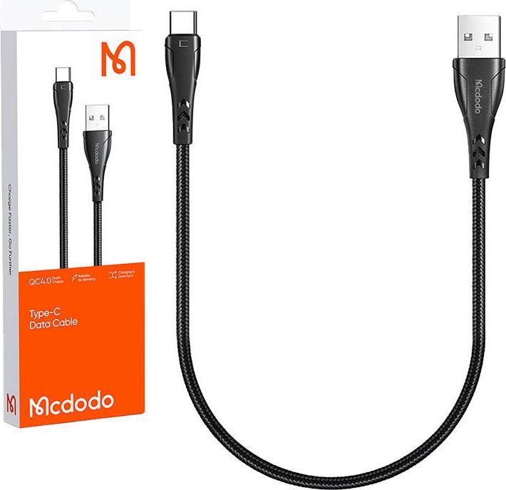Actual product image Mcdodo USB to USB-C cable, CA-7460, 0.2m (black) (0.20 m)