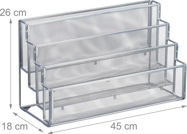 Produktbild Relaxdays Zeitschriftenhalter (45 x 18 x 26 cm)