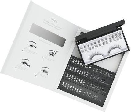 Produktbild NoName DIY Wimpernverlängerung Starter Kit Cluster Lashes mit Bonder, Sealer, Entferner, Applikator (Künstliche Wimpern)