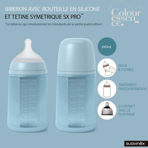 Actual product image Suavinex Bottle 250ml silicone blue (250 ml)