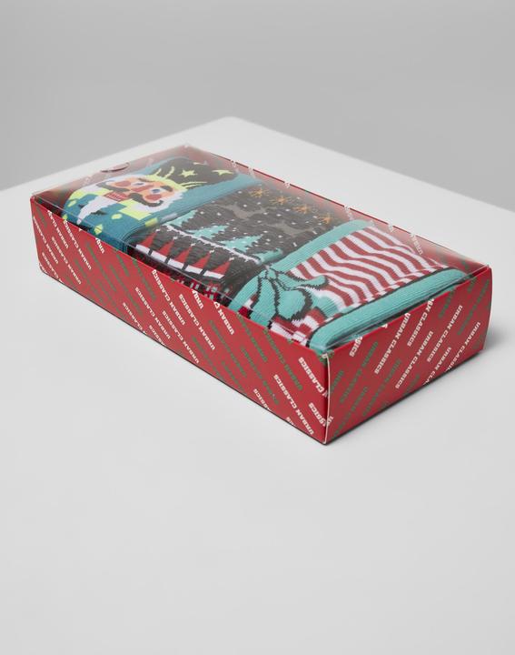 Actual product image Urban Classics Christmas Nutcracker Socks 3-Pack (pack of 3, 39 - 42)