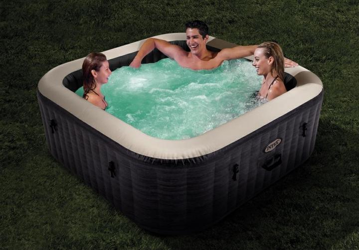 Produktbild Intex 6-Person Greystone Deluxe Square Bubble Spa Set