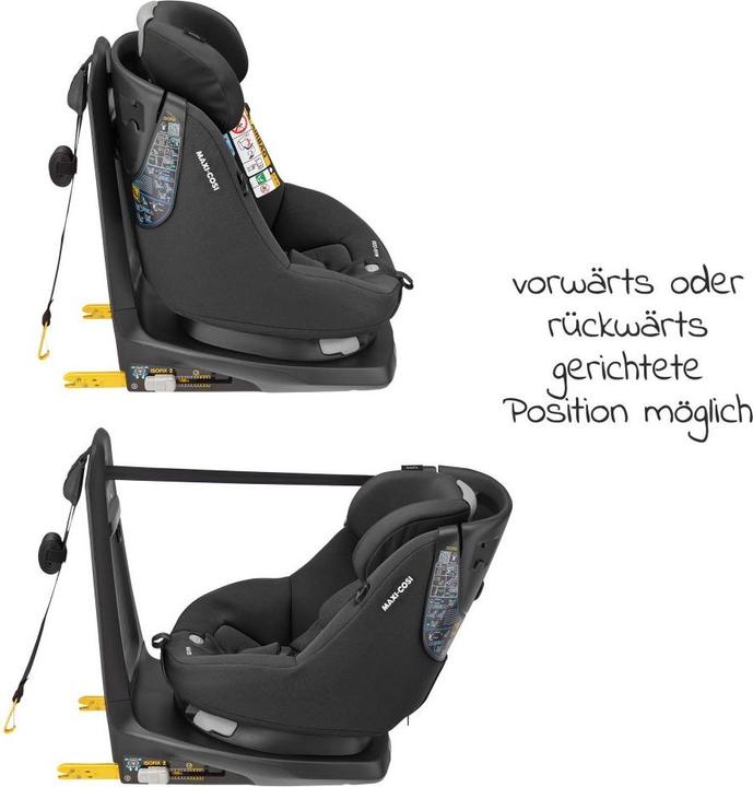 Actual product image Maxi-Cosi AxissFix Authentic Graphite (Reboarder, ECE R129/i-Size Standard)