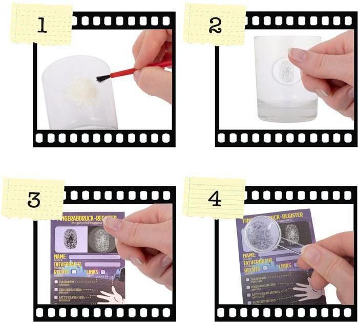 Produktbild Trendhaus Fingerabdruck-Set City Agent
