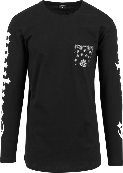 Mister Tee Compton Pocket Bandana Longsleeve (XS)