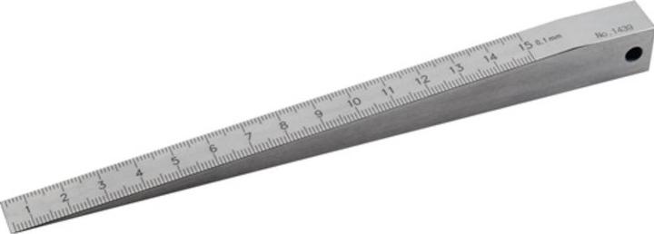 Actual product image HP Autozubehör Measuring wedge 0.5-15 mm steel Reading 0.1 mm (1.50 cm)