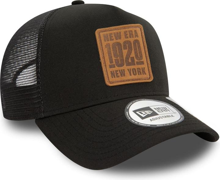 Actual product image New Era Repreve A-Frame Trucker Cap - BRAND PATCH black (One size)