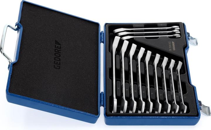 Produktbild Gedore 7 UR-012 Satz Maulschlüssel mit Ringratsche, umschaltbar 12-teilig 8-19 mm (8 mm, 9 mm, 10 mm, 11 mm, 12 mm, 13 mm, 14 mm, 15 mm, 16 mm)