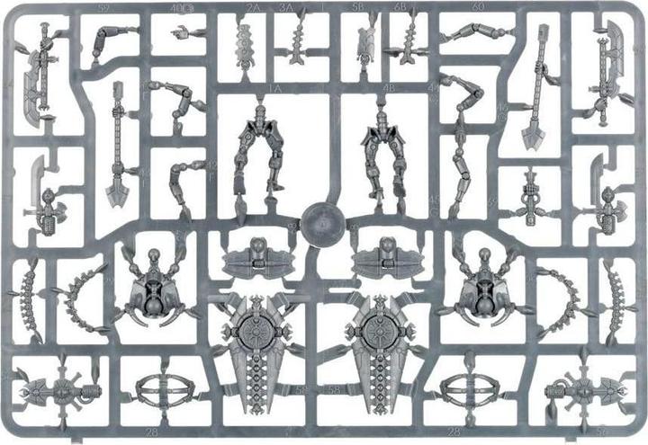Actual product image Games Workshop Warhammer 40,000 - Necron's Triarch Praetorians (Plastic)