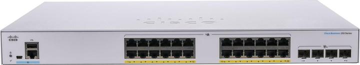 Produktbild Cisco PoE+ Switch CBS250-24FP-4X-EU 28 Port (24 Ports)