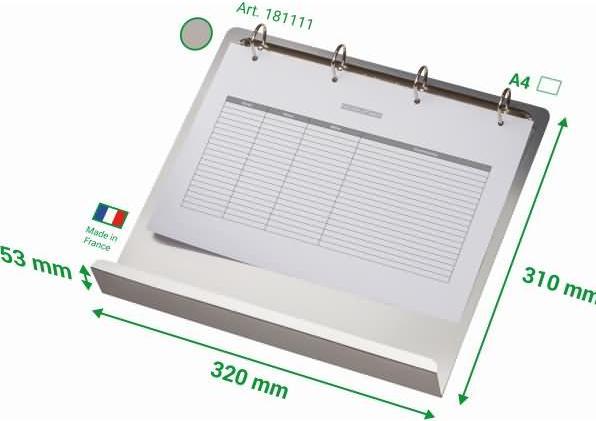 Image du produit Tarifold Classeur à anneaux magnétique 4 anneaux avec barrette