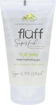 Fluff Super Food H2O Jelly Body Hydrating Gel Detoxifying Cucumber And Green Tea 150Ml (Körpergel, 150 ml)