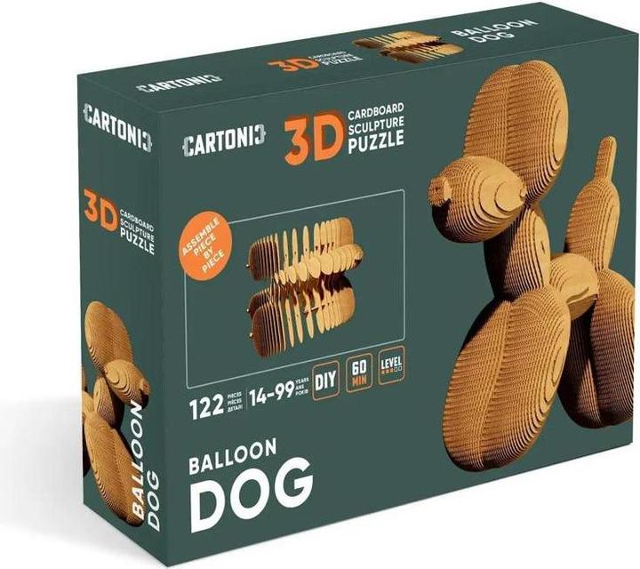 Produktbild Cartonic Ballon Hund - 3D Modell aus Karton